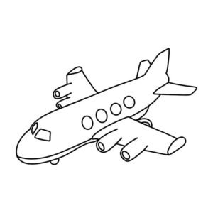 aeroplane-outline-picture